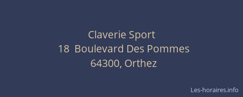 Claverie Sport