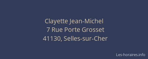 Clayette Jean-Michel