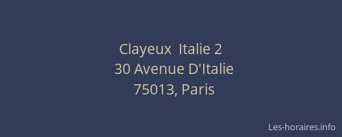 Clayeux  Italie 2