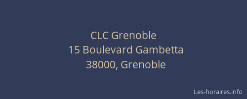 CLC Grenoble