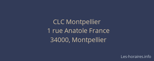 CLC Montpellier
