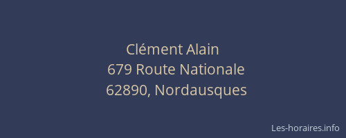 Cl&eacute;ment Alain