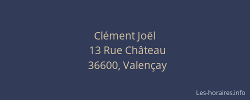 Cl&eacute;ment Jo&euml;l