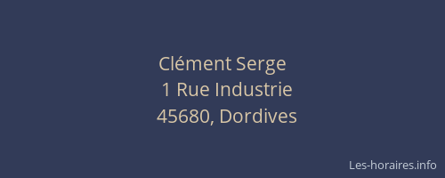 Cl&eacute;ment Serge