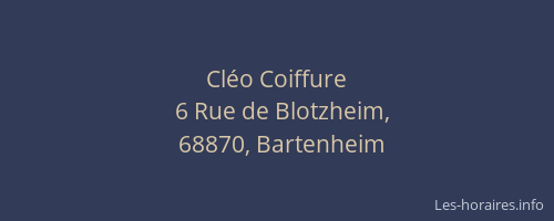 Cléo Coiffure