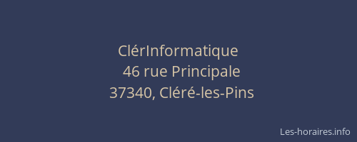 Cl&eacute;rInformatique
