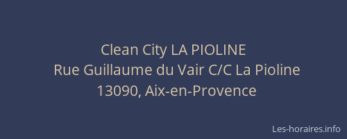 Clean City LA PIOLINE