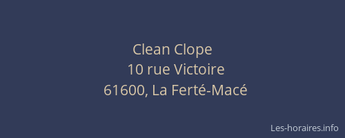 Clean Clope