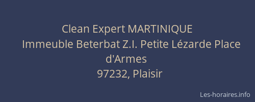 Clean Expert MARTINIQUE