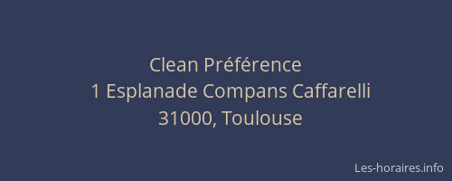 Clean Préférence