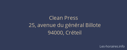 Clean Press