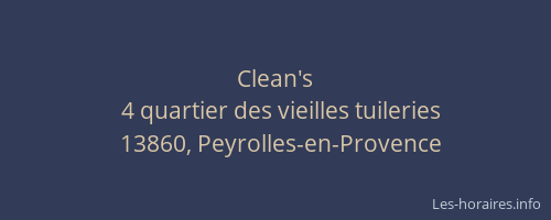 Clean's