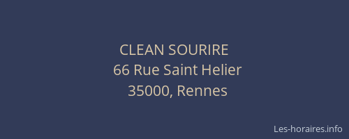 CLEAN SOURIRE
