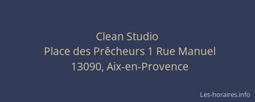 Clean Studio