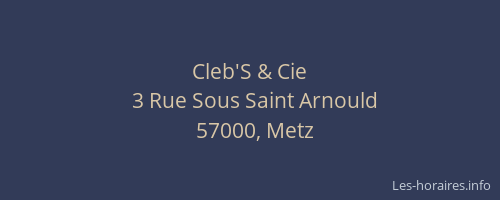 Cleb'S & Cie