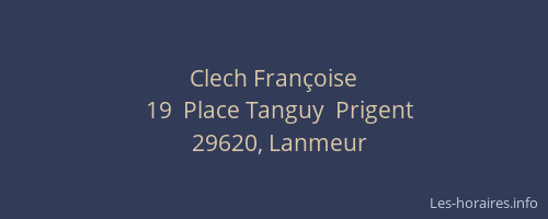 Clech Françoise