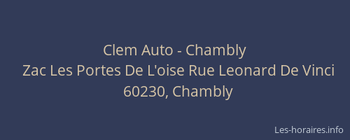 Clem Auto - Chambly