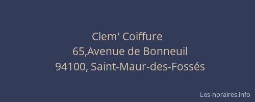 Clem' Coiffure