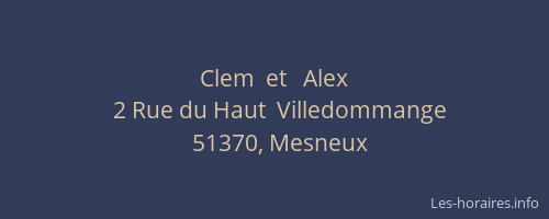 Clem  et   Alex