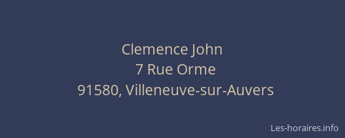 Clemence John