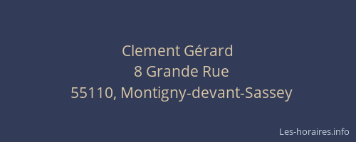 Clement G&eacute;rard