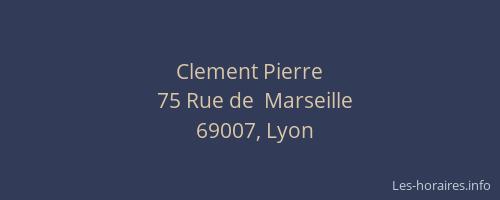 Clement Pierre