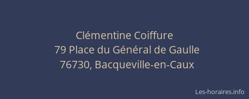 Clémentine Coiffure