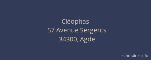 Cléophas