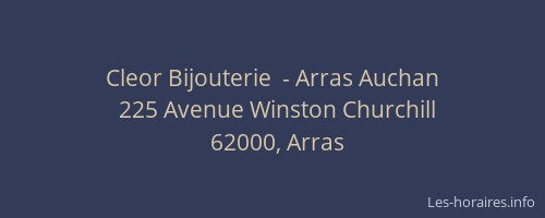 Cleor Bijouterie  - Arras Auchan