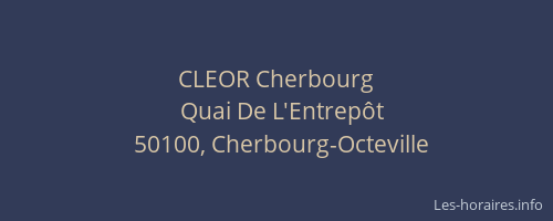 CLEOR Cherbourg