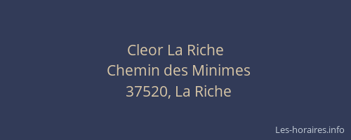 Cleor La Riche