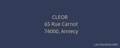 CLEOR