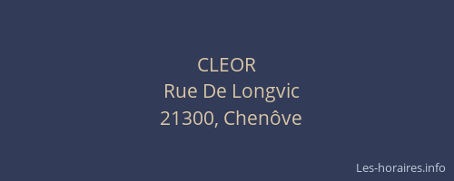 CLEOR