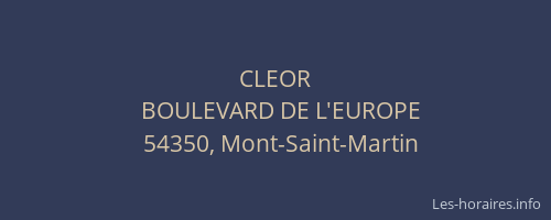 CLEOR
