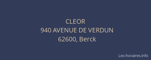 CLEOR