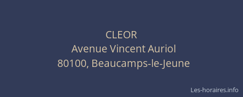 CLEOR