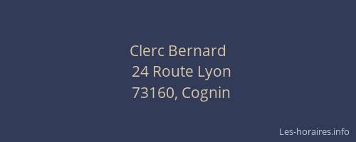 Clerc Bernard