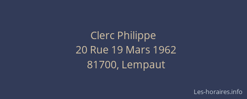 Clerc Philippe