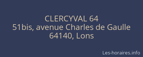 CLERCYVAL 64