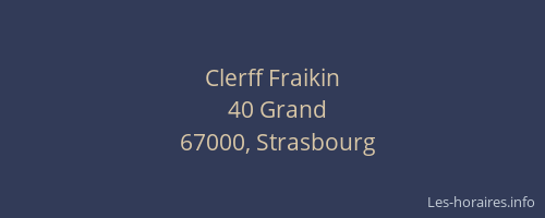 Clerff Fraikin
