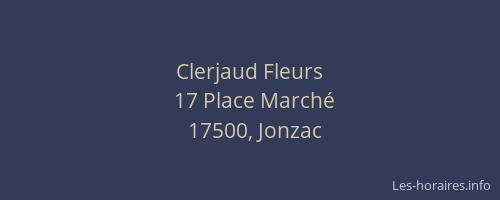 Clerjaud Fleurs