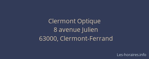 Clermont Optique