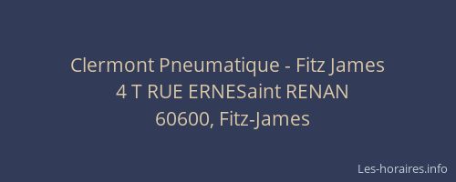 Clermont Pneumatique - Fitz James