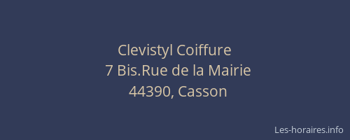 Clevistyl Coiffure