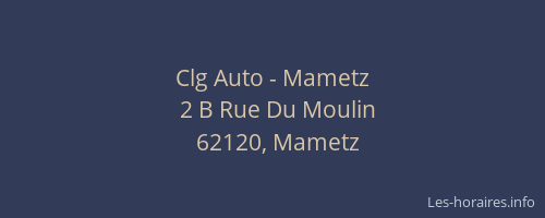 Clg Auto - Mametz