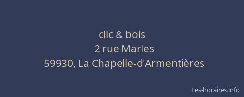 clic & bois