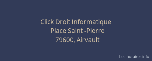 Click Droit Informatique