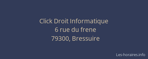 Click Droit Informatique