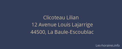 Clicoteau Lilian