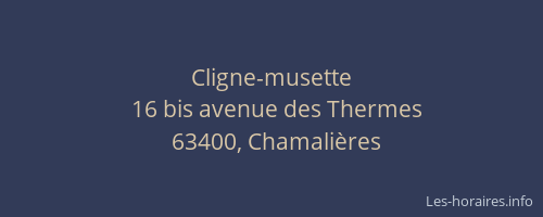 Cligne-musette